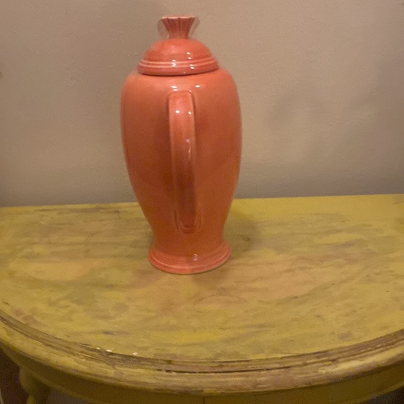 Fiestaware Persimmon Coffee Pot and Lid 4 cup Fiesta USA 1st Quality #N1 - Picture 2 of 8